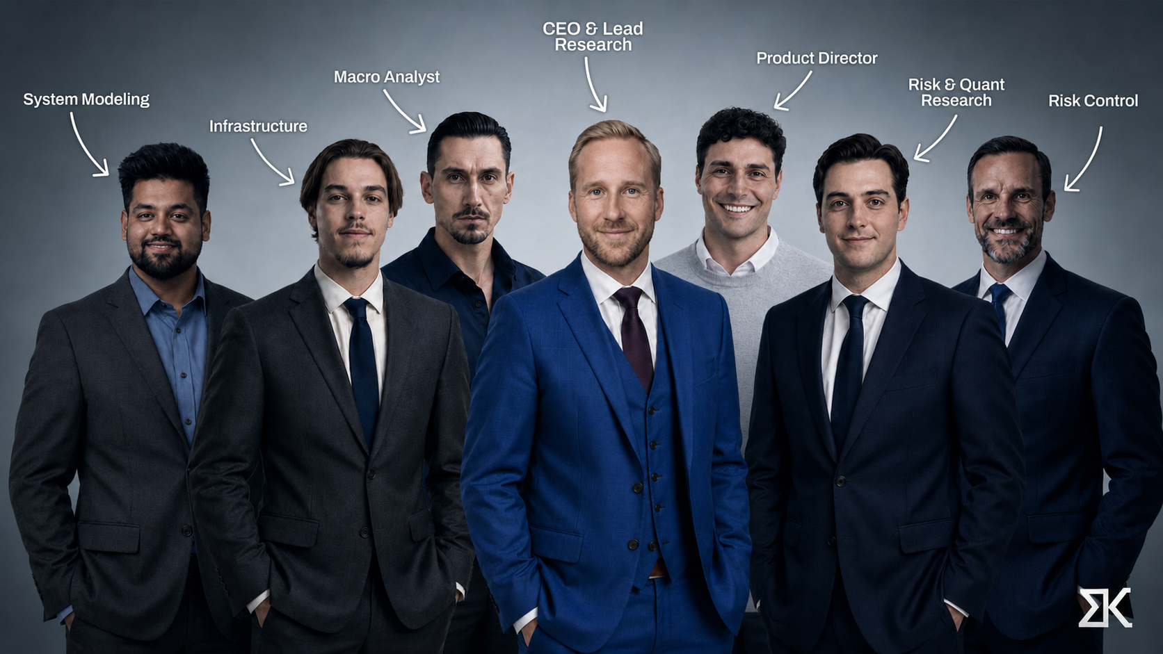 The Kronos team: ex JP Morgan and HSBC professionals.
